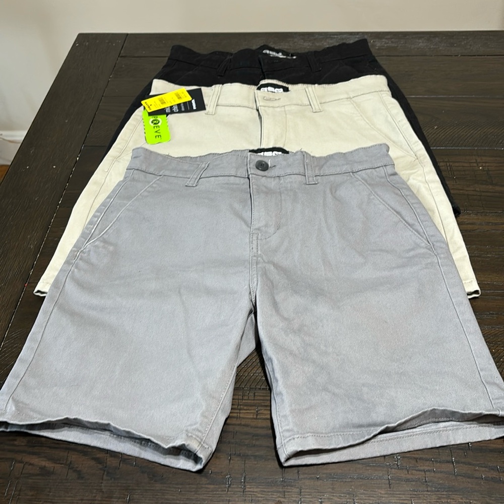 Mid length chino shorts